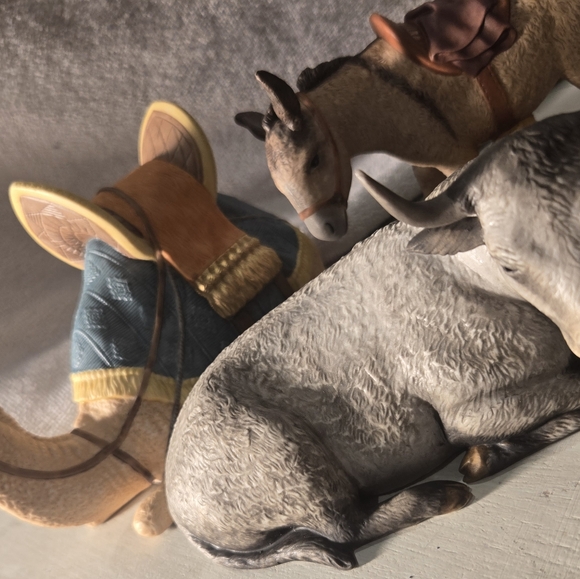 Lenox renaissance nativity animals camel ox donkey 1991 collection - Picture 3 of 4